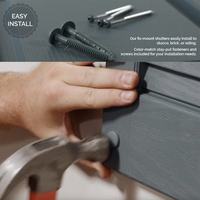 MidAmerica MidAmerica Louvered Shutters & Reviews Wayfair